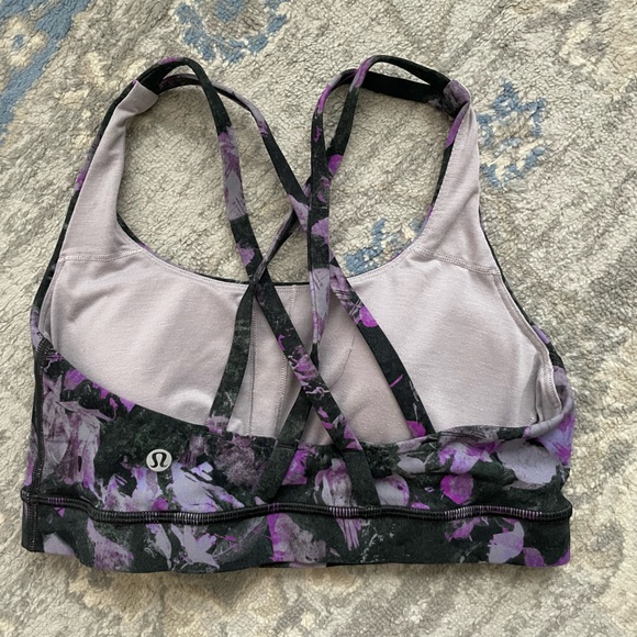 Lululemon Energy Bra *Medium Support, B–D Cup Floral Shift Multi - Picture 5 of 10